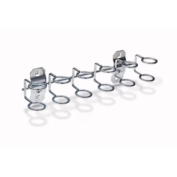 9 In. W Steel Multi-Ring Tool Holder for LocBoard 2 Pack, Triton Products, Mfr#: 56666