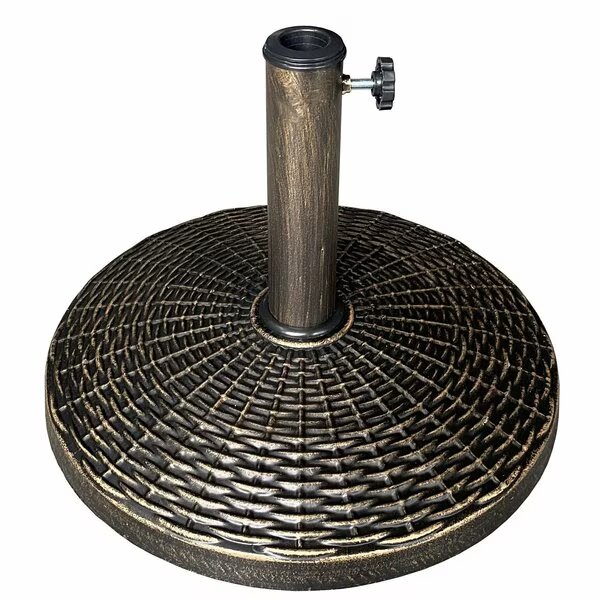 Umbrella Base, Bronze, 22 lbs, Us Weight, Mfr#: FUB22BZ