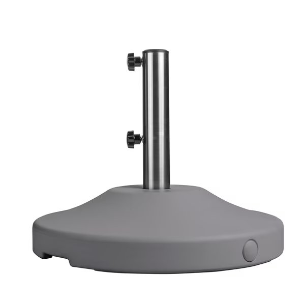 80 lb Umbrella Base, Grey, Us Weight, Mfr#: FUB80G