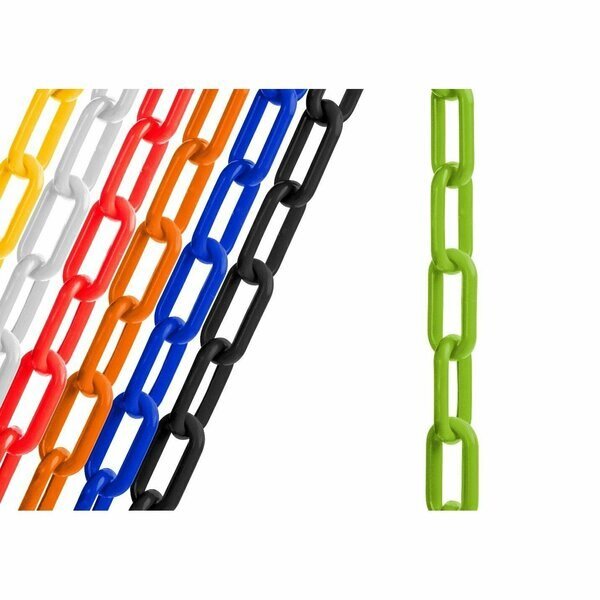 500 FT Safety Green, 2-Inch Plastic Chain, Us Weight, Mfr#: U2355LGN