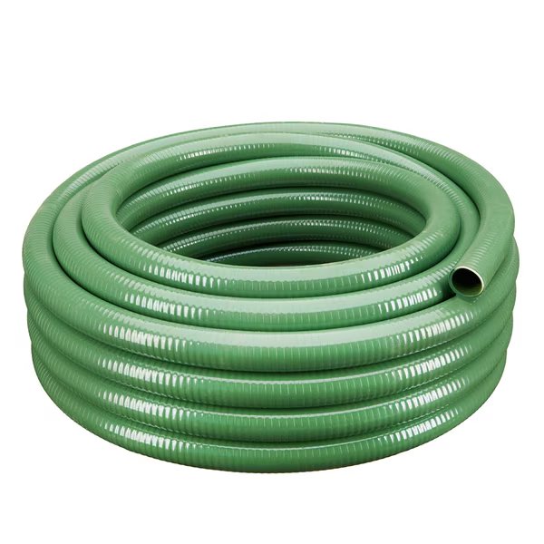 2"x25Ft Flexible PVC Green Suction Hose, Hydromaxx, Mfr#: GS200025