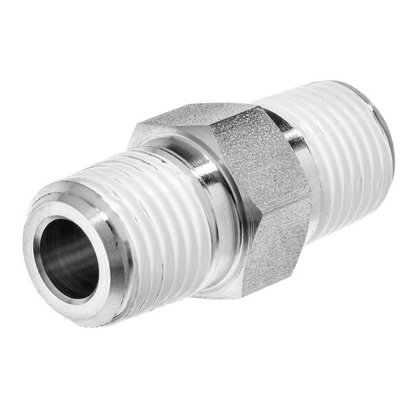 Pipe Fitting w Sealant 316SS Instrumentation Hex Nipple 1/8" MNPT 4" L, Usa Industrials, Mfr#: ZUSA-PF-4771