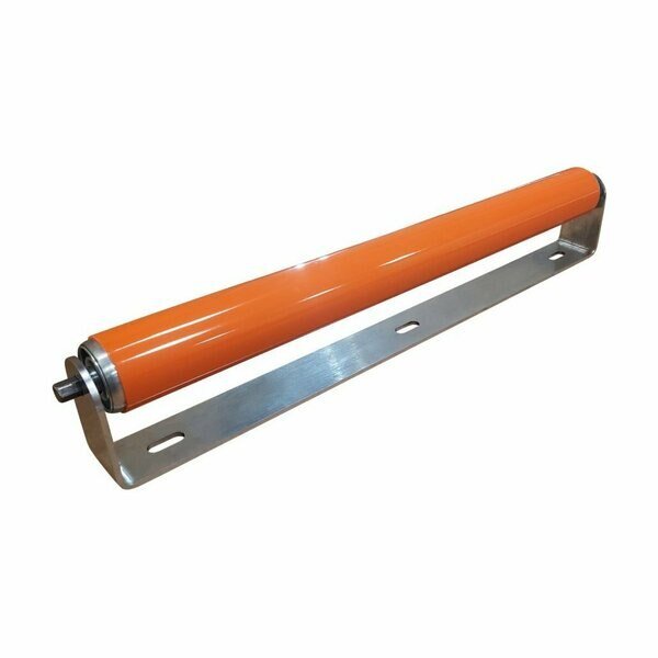Polyurethane Roller with Bracket, 21in Between Frame, 1.9in Dia., Ultimation, Mfr#: 190R-21-BR-UR