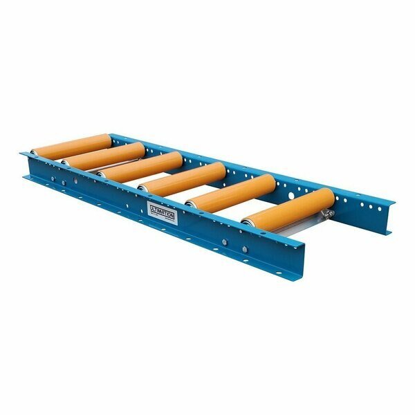 Roller Conveyor with Covers, 12in Wide x 3 Long, 1.5 Dia. Rollers, Ultimation, Mfr#: URS14G12-6-3U