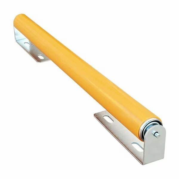 Polyurethane Roller with Brackets, 22in Between Frame, 1.5in Diameter, Ultimation, Mfr#: 150R-22-BR-UR