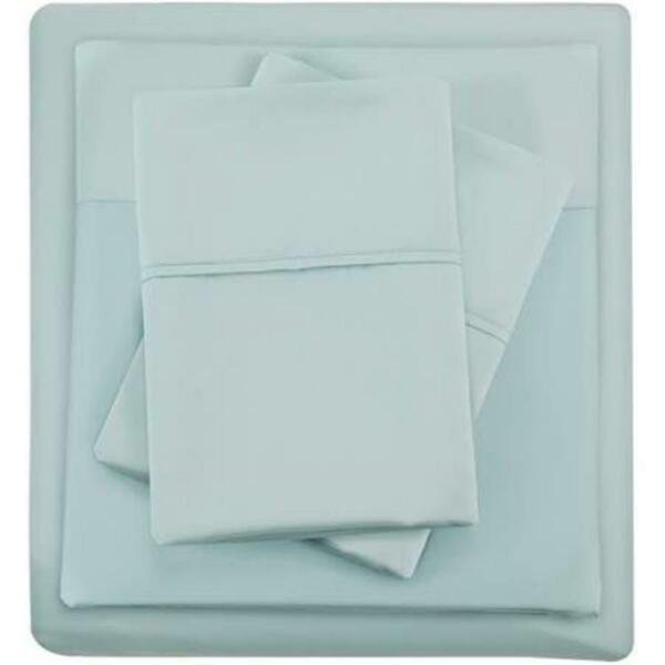 California King Size Cotton Blend Sheet Set, Seafoam, Madison Park, Mfr#: MP20-4857