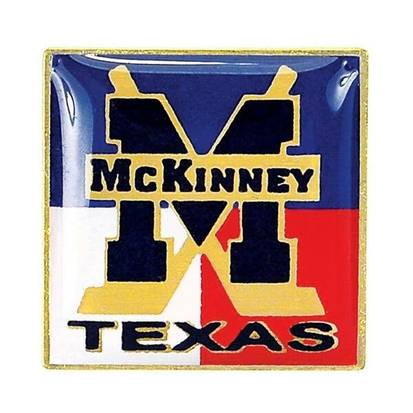 0.75 in. Square Vibraprint Lapel Pin with Rounded Corners, Simba, Mfr#: EXPRESS-SP17