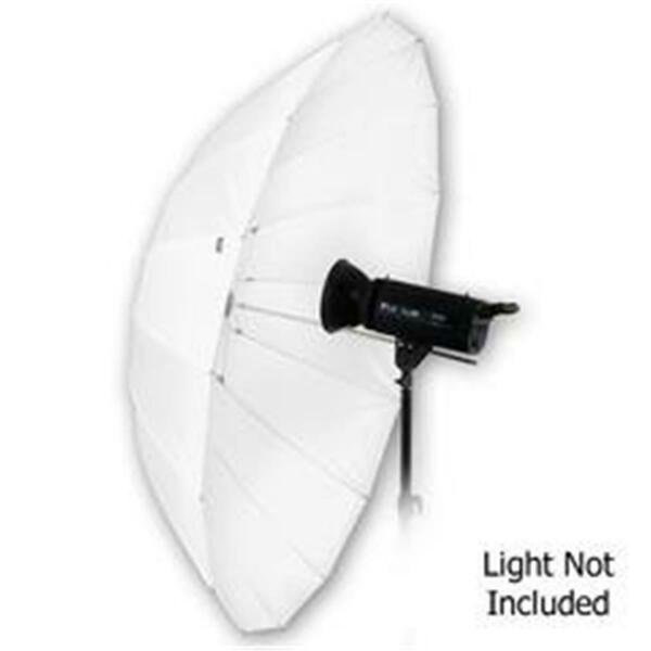 72 in. Pro 16-Rib, Shoot-Through Neutral White Diffusion Parabolic Umbrella, Fotodiox, Mfr#: Umbrella-Parabolic-ShootThrough-72