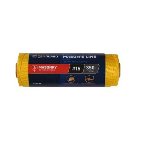 15 in. x 350 ft. Tru Gaurd Nylon Twine, Gold, Mibro, Mfr#: 231536