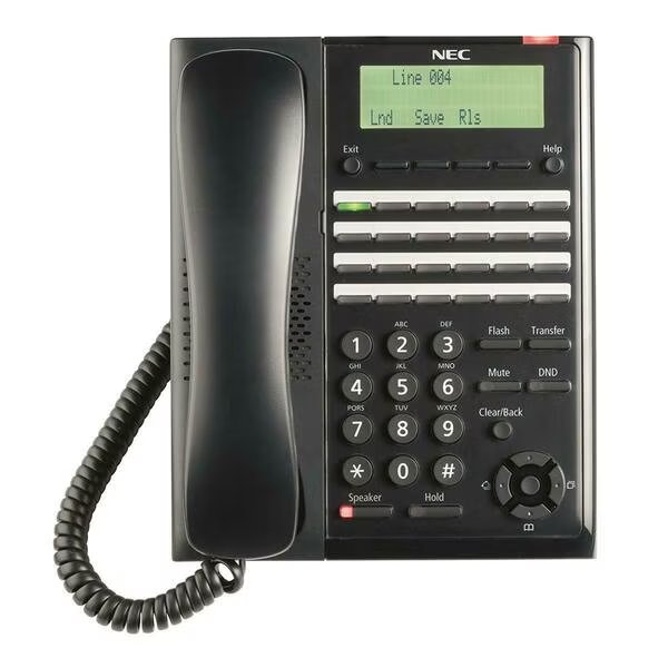 Digital 24-Button Telephone - Black, Nec, Mfr#: NEC-BE117452