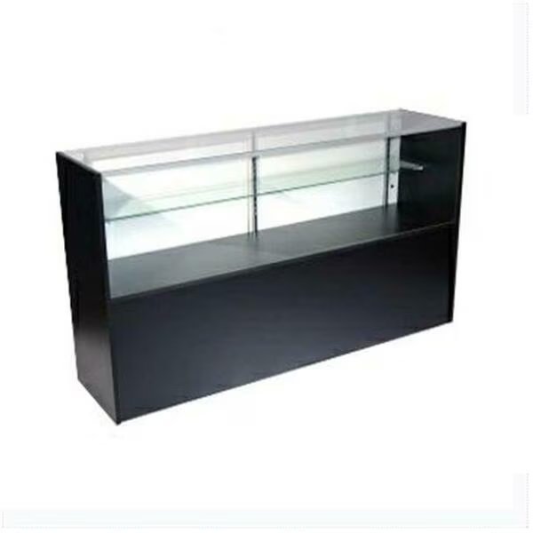 72 in. Half Vision Showcase, Black, Amko, Mfr#: SCH6B