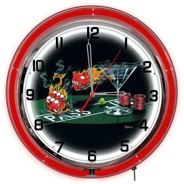 Praying For Seven 18 ft. Neon Clock, Petro Enterprises, Mfr#: GODNC18-06