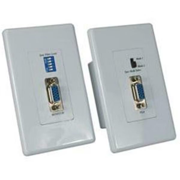 Vga/Qxga Over Cat5 Extender Wallplate Kit, Qvs, Mfr#: VB-C5WP