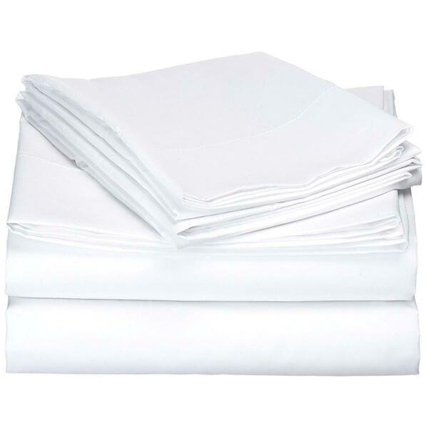 Microfiber Sheet Set, King - White, Intelligent Design, Mfr#: ID20-146