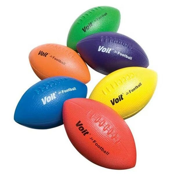 Tuff Coated Foam Football, Green, Voit, Mfr#: 1243895