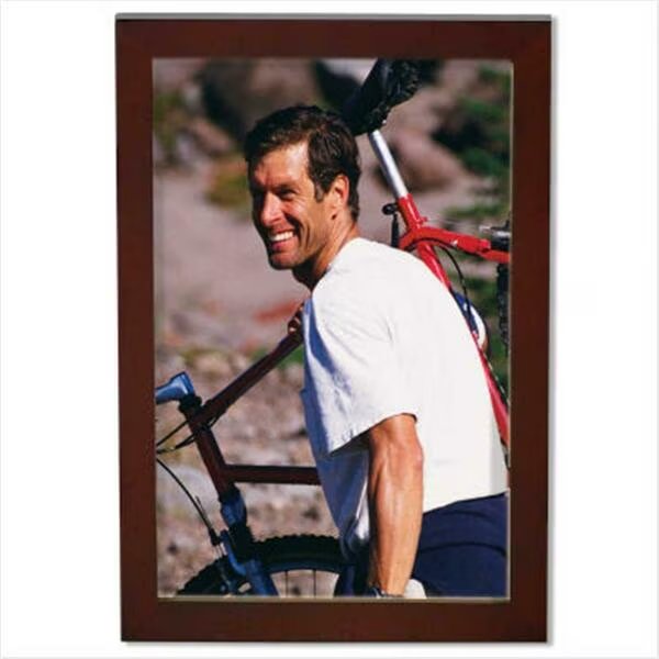 4x6 Walnut Wood Picture Frame - Gallery Collection, Lawrence Frames, Mfr#: 755646