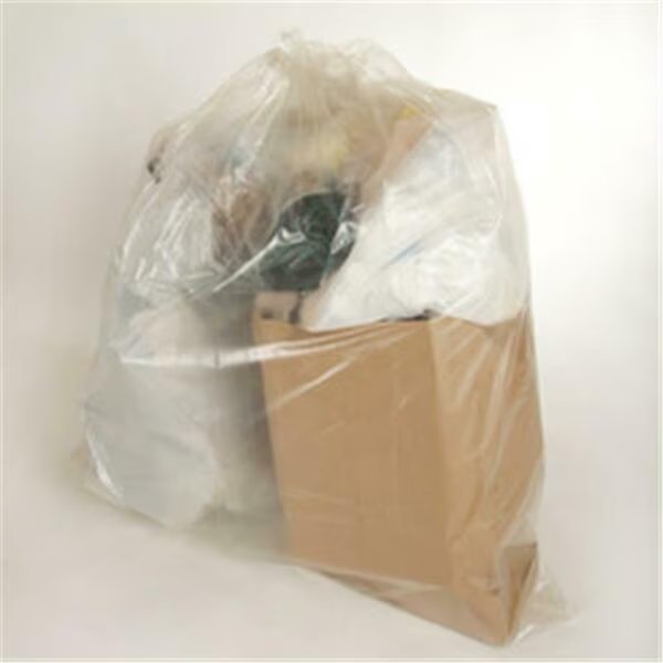 Can Liner - 55-60 Gallon HD Clear Trash Bags, Petoskey Plastics, Mfr#: FG-P9934-44