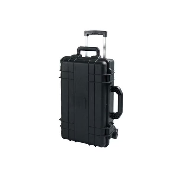 Cape Buffalo Wheeled Water Resistant Utility Case, Black - 8.75 x 14 x 22 in., Tz Case, Mfr#: CB-022 B