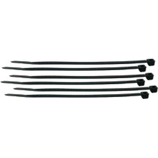 6 in. Wire Ties, Black, 100PK, Nippon, Mfr#: CT6BUV