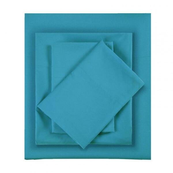 100 Percent Polyester Sheet Set, Full, Teal, Intelligent Design, Mfr#: ID20-1082