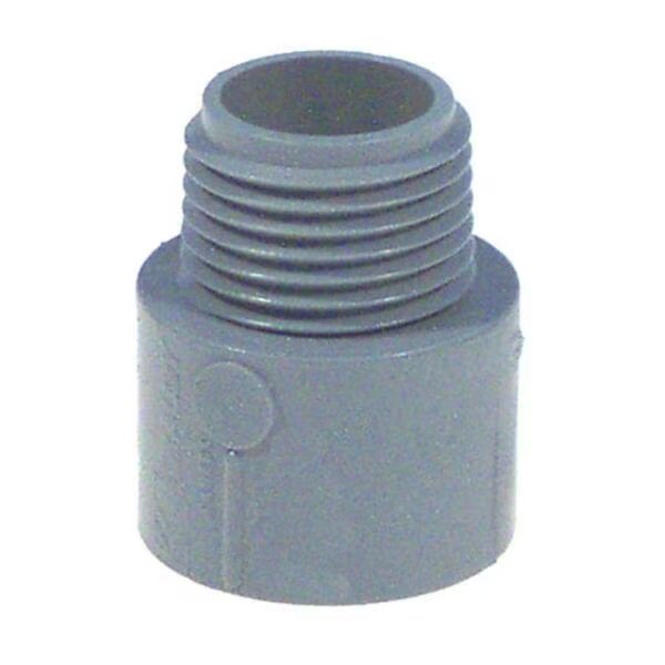 Thomas And Betts Lamson 2 in. Non Metallic Male Terminal Adapter Slip To Thread E, V3Gate, Mfr#: E943JRR