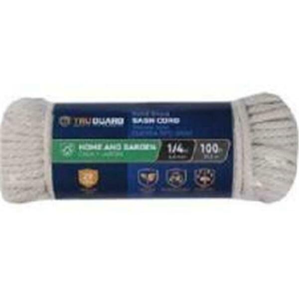 0.25 in. x 100 ft. Tru Gaurd Sash Cord, Natural, Mibro, Mfr#: 231532