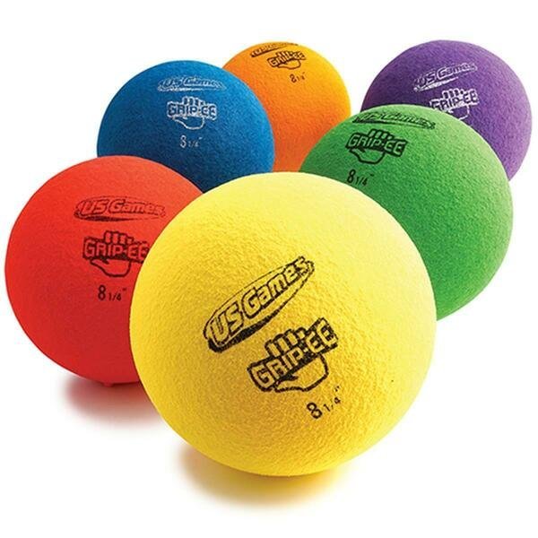8.25 in. Grippee Ball Prism Pack, Us Games, Mfr#: 1395259