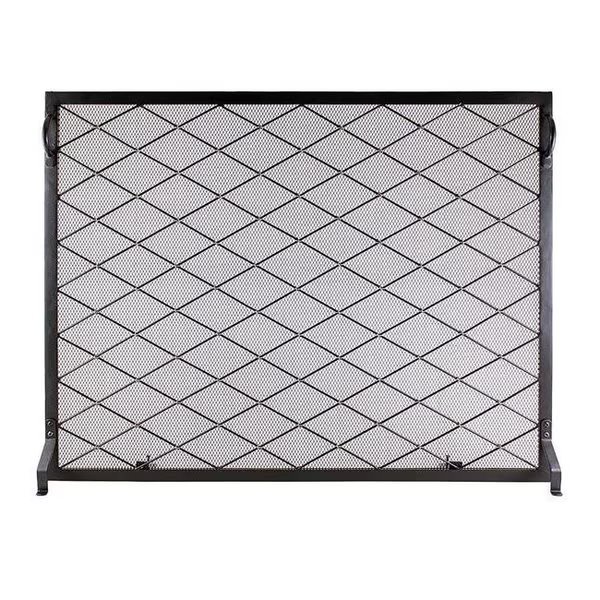 Minuteman SF-5036 50 x 36 in. Harlequin Flat Fireplace Screen, Minuteman, Mfr#: SF-5036