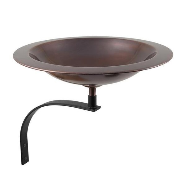 Achla BB-05-WM Classic II Birdbath with Wall Mount Bracket; Antique Copper, Achla Designs, Mfr#: BB-05-WM