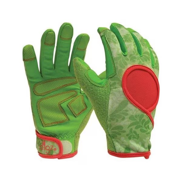 Digz 7503410 Womens Signature Synthetic Leather Gardening Gloves - Green  Large, Digz, Mfr#: 7503410