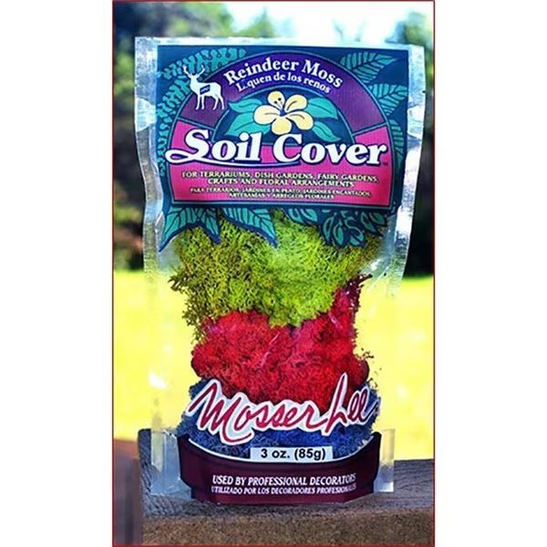 Mosser Lee 7584345 3 oz Reindeer Multicolored Terrarium Moss, Mosser Lee, Mfr#: 7584345