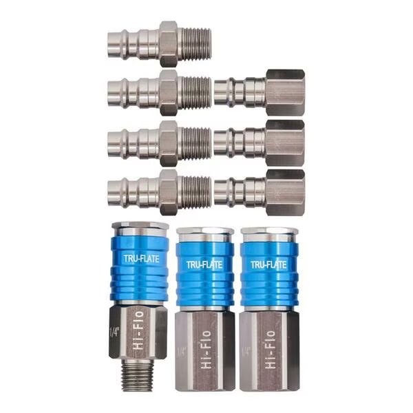 Hi-Flo Plug & Coupler Kit T6 Aluminum 0.25 in. NPT, Clean All, Mfr#: CL152939