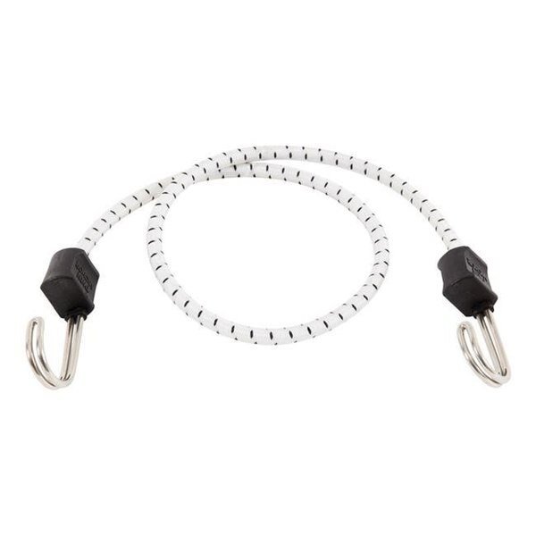 Keeper 8866196 32 in. Marine Twin Anchor Bungee Cord; White & Black - Pack of 10, Keeper, Mfr#: 8866196