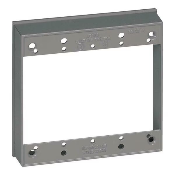 2-Gang Extension Ring, Grey, Acoustic, Mfr#: AC154005