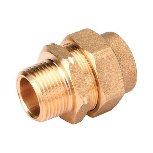 Home-Flex 4884060 0.5 in. dia. Brass Male Adapter, Home-Flex, Mfr#: 4884060