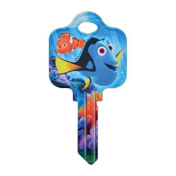 Hillman 5005139 Disney Dory House & Padlock Universal Key Blank with Double Sided - Case of 5, Hillman, Mfr#: 5005139