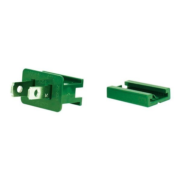 Commercial & Residential Plastic Zip Plug - Non-NEMA - Pack of 100, Holiday Bright Lights, Mfr#: 9610601