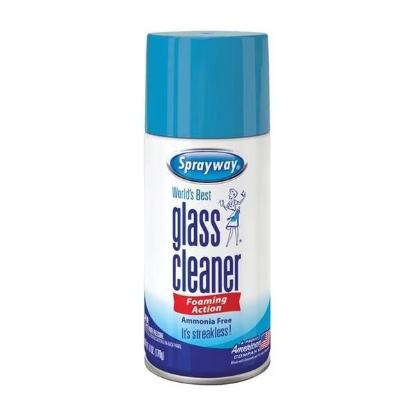 Sprayway 1000109 6 oz Fresh Scent Glass Cleaner Foam - Pack of 12, Sprayway, Mfr#: 1000109