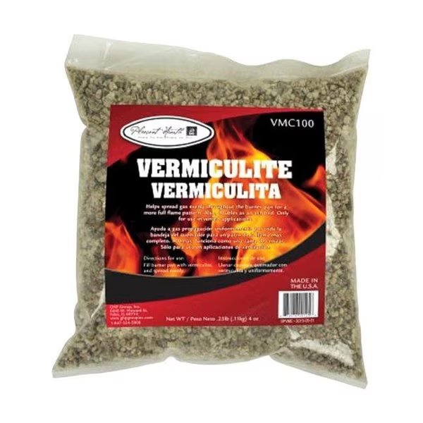 GHP 4927570 4 oz Pleasant Hearth Vermiculite for Natural Gas, Ghp, Mfr#: 4927570