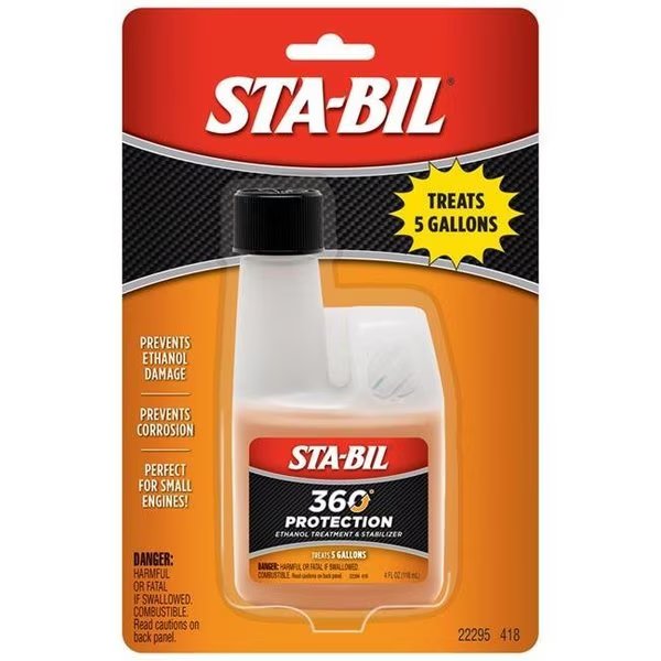 Sta-Bil 8026937 4 oz Ethanol & Gasoline Fuel Stabilizer, Sta-Bil, Mfr#: 8026937