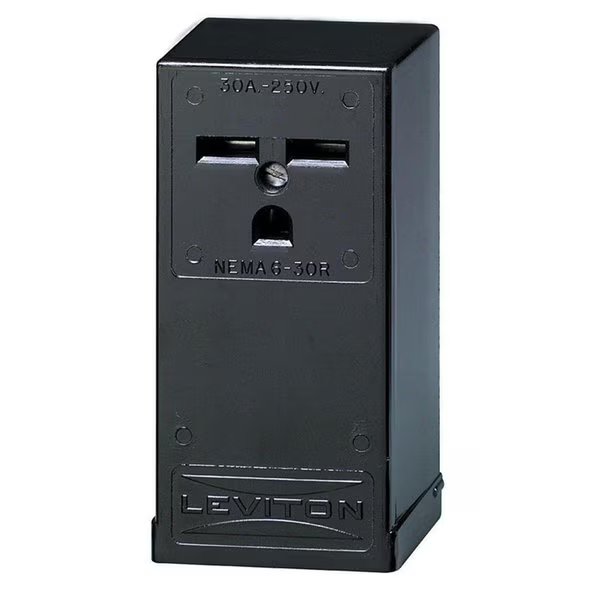 30 amp 250V Outlet for 6-30R, Black, Ezgeneration, Mfr#: EZ1491458