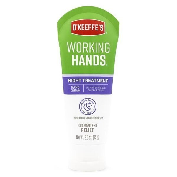 OKeeffes 9039051 3 oz Working Hands White Night Treatment Hand Cream - Pack of 5, Okeeffes, Mfr#: 9039051
