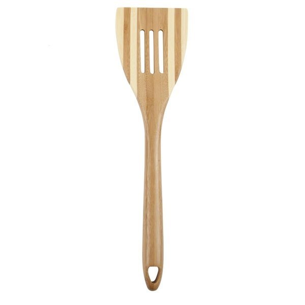 12 in. Pro Chef Beige Bamboo Slotted Spatula, Core Kitchen, Mfr#: 6012648