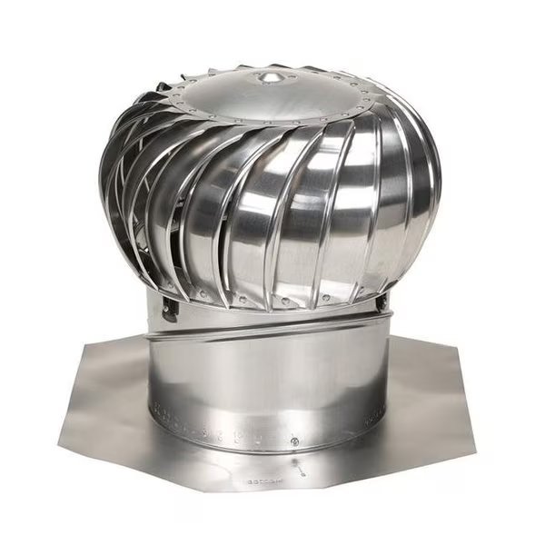 Air Vent 5005664 21.3 x 14 in. Dia. Air Hawk Mill Aluminum Turbine & Base, Air-Vent, Mfr#: 5005664