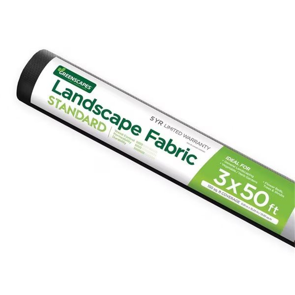 3 x 50 ft. Polypropylene Landscape Fabric, Greenscapes, Mfr#: 7024621