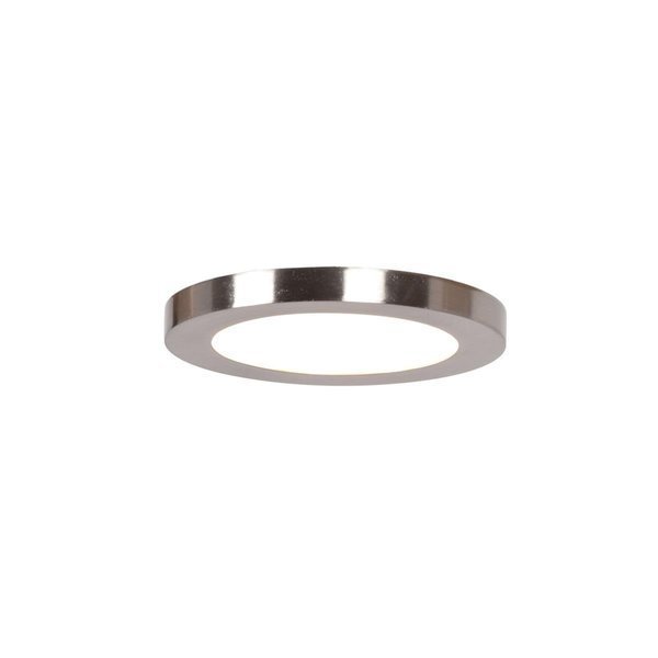 20810LEDD-BS-ACR 0.5 x 5.5 in. Disc LED Round Flush Mount, Brushed Steel & Acrylic Lens, Or, Mfr#: OR2517002