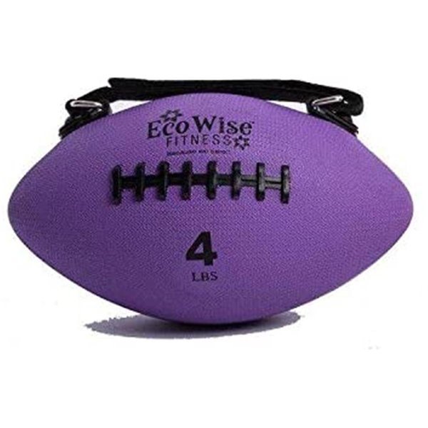 4 lbs EcoWise Slim Olive Weight Ball, Lavender -7.25 in. dia., Agm Group, Mfr#: 85704