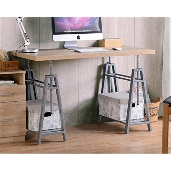 Adjustable Height Writing Desk with Sturdy Metal Base, American Furniture Classics, Mfr#: AM16178