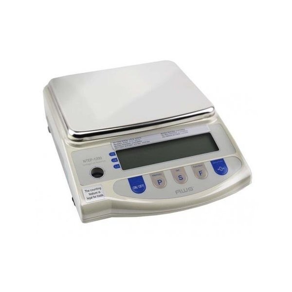 American Weigh Scales AWS-MJ-1200NTP 1200 x 0.01 g Precision Bench Scale, American Weigh Scales, Mfr#: AWS-MJ-1200NTP