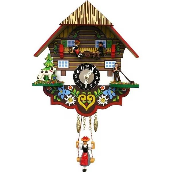 Alexander Taron 193KSQ Engstler Battery - operated Clock Mini Chalet, Alexander Taron, Mfr#: 193KSQ